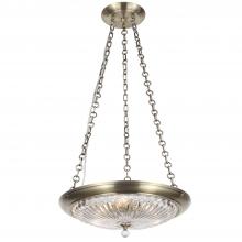 Crystorama 9943-AB - Celina 3 Light Antique Brass Chandelier