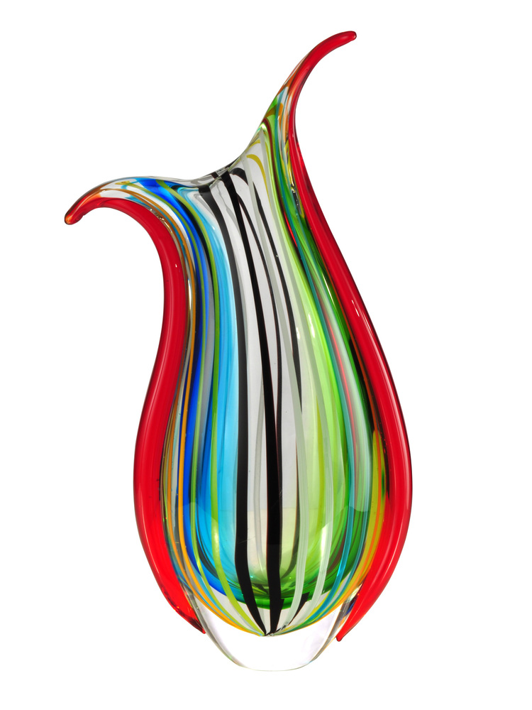 Cambay Hand Blown Art Glass Vase