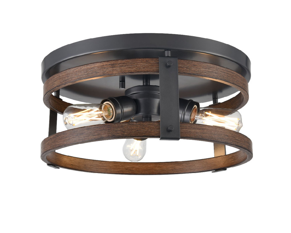 OAKHURST 3 LT FLUSH MOUNT