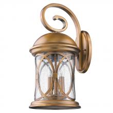 Acclaim Lighting 1531ATB - Lincoln 3-Light Antique Brass Wall Light