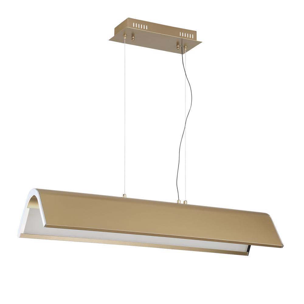 ULTIMOR 40 Watt Oilcan Brass Integrated LED Pendant Bar