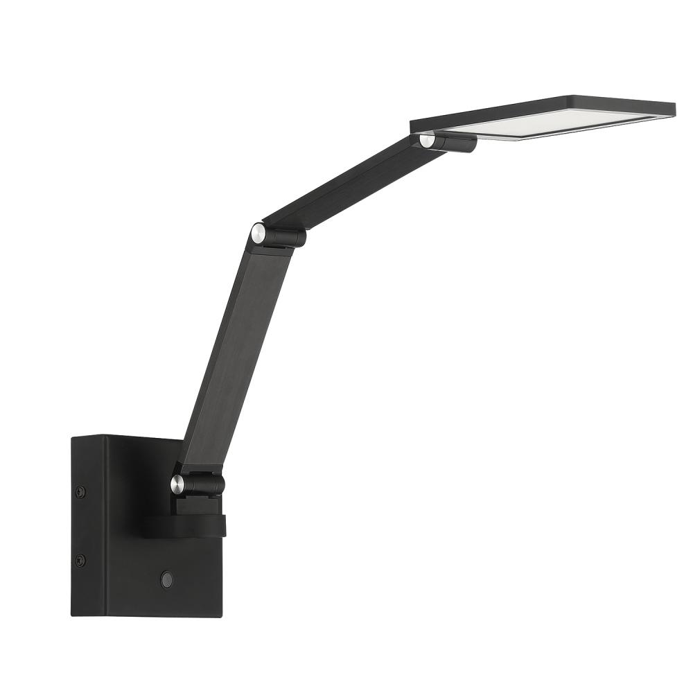 FLIP Black LED Swing Arm