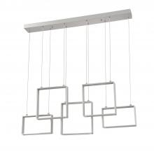 Kendal PF93-5LBR-AL - QUADRON 5-Light Aluminum LED Pendant Bar