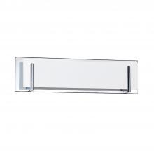 Kendal VF2400WH-4L-CH - Aurora 4-Light Chrome Vanity Light with White Glass