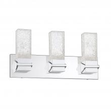 Kendal VF9600-3L-CH - ICE 3-Light-LED Chrome Vanity Light