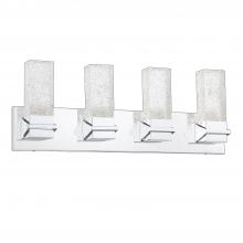 Kendal VF9600-4L-CH - ICE 4-Light-LED Chrome Vanity Light