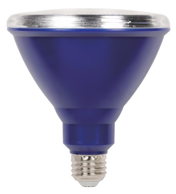 15W PAR38 Outdoor LED Blue E26 (Medium) Base, 120 Volt, Box