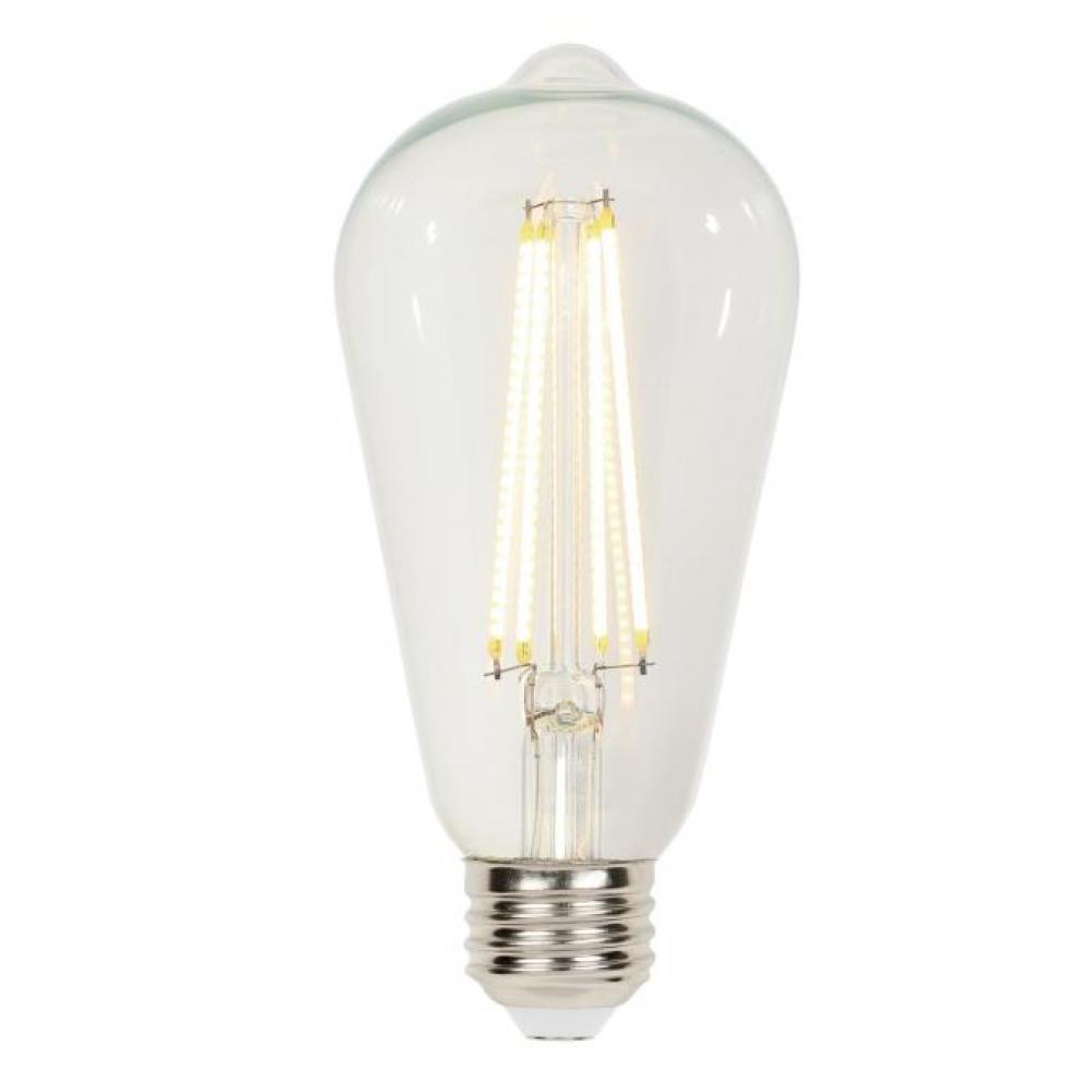 6.5W ST20 Filament LED Dimmable Clear 2700K E26 (Medium) Base, 120 Volt, Box