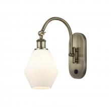 Innovations Lighting 518-1W-AB-G651-6-LED - Cindyrella - 1 Light - 6 inch - Antique Brass - Sconce