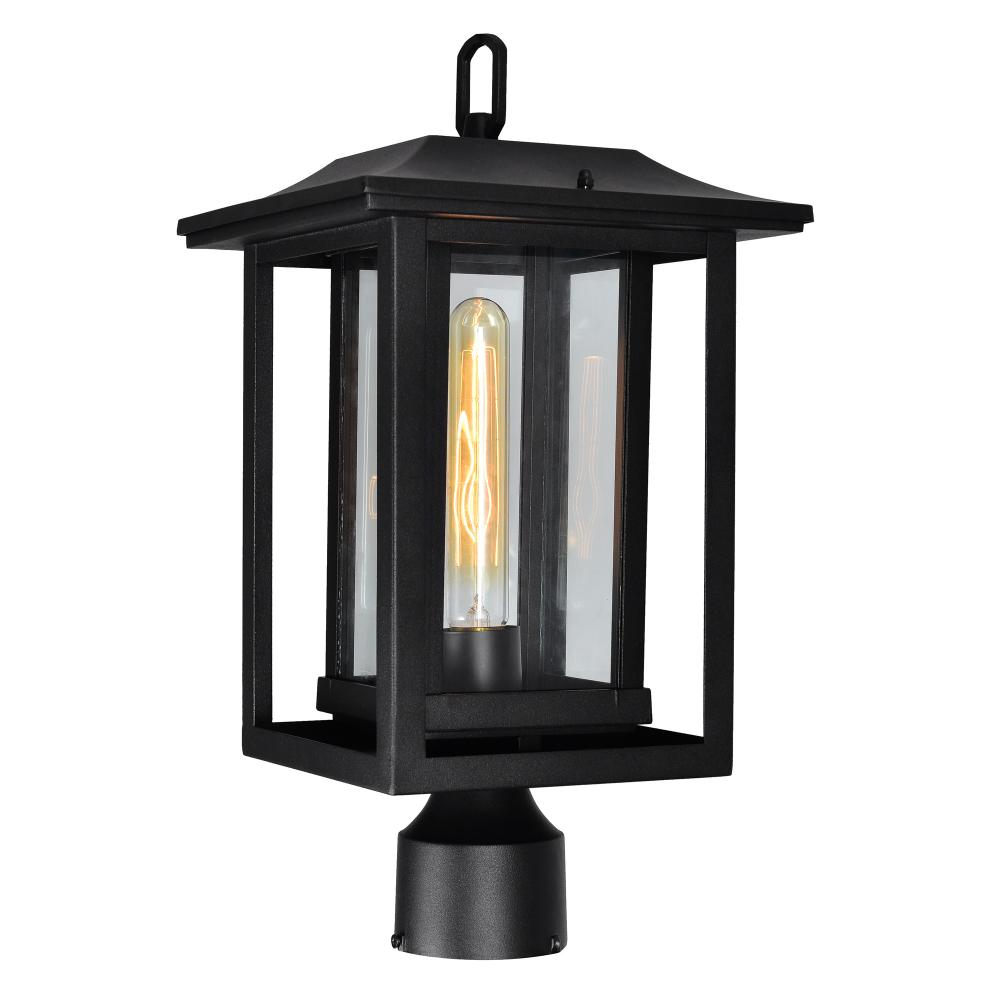 Winfield 1 Light Black Outdoor Lantern Head