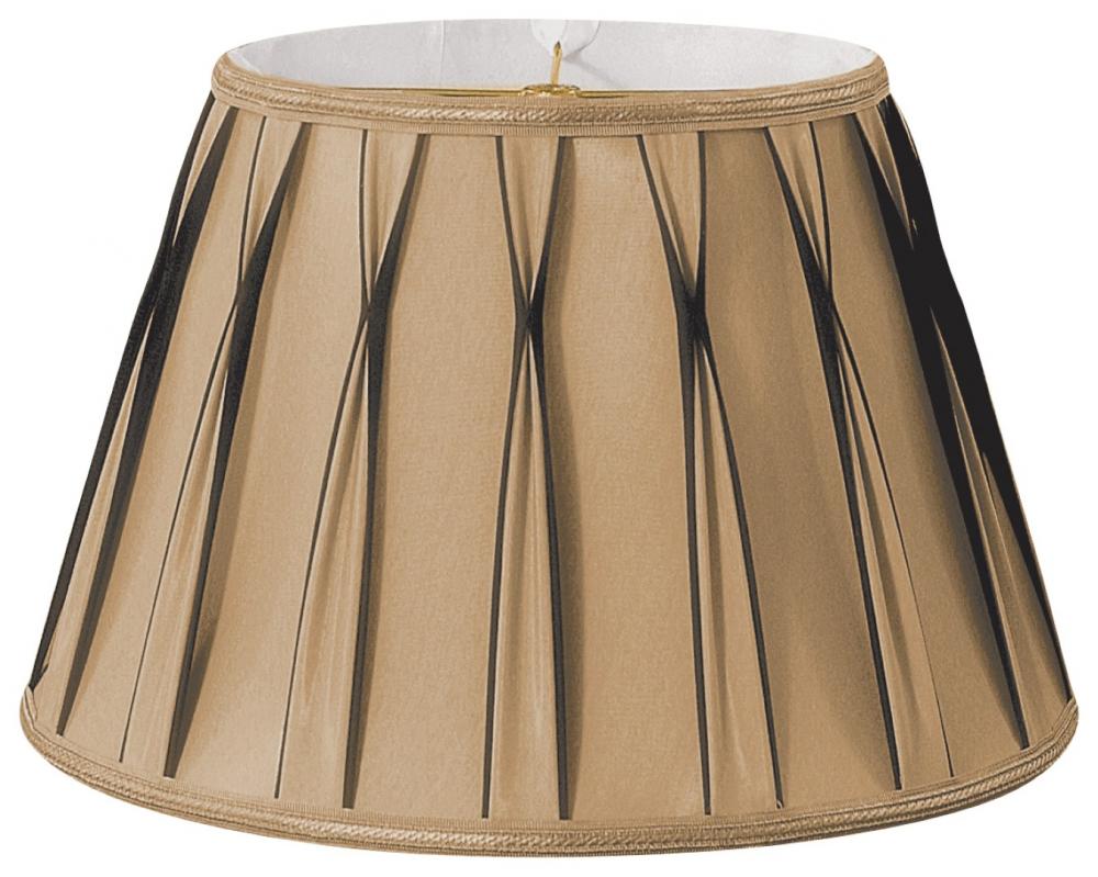 Designer Lampshade with Folded Pleat