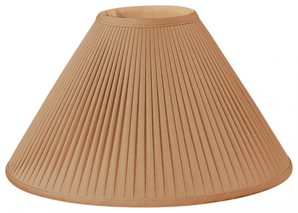 Brown Pleated Mushroom Designer Lampshade