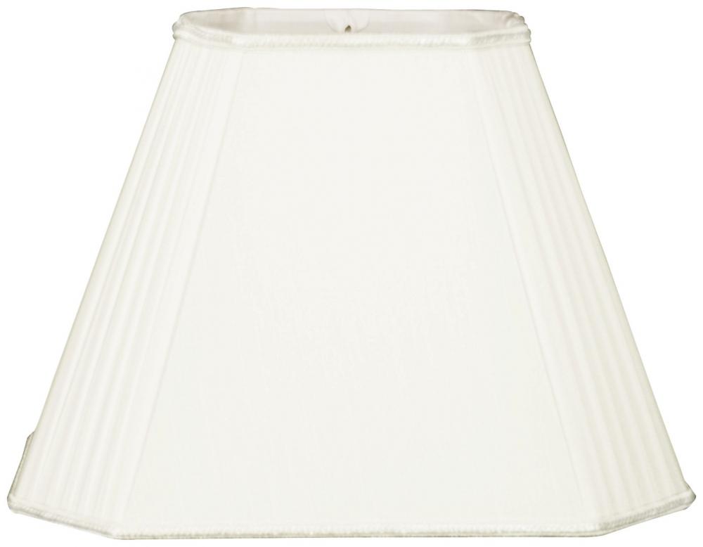 Designer Lampshade with Staggered Pleats