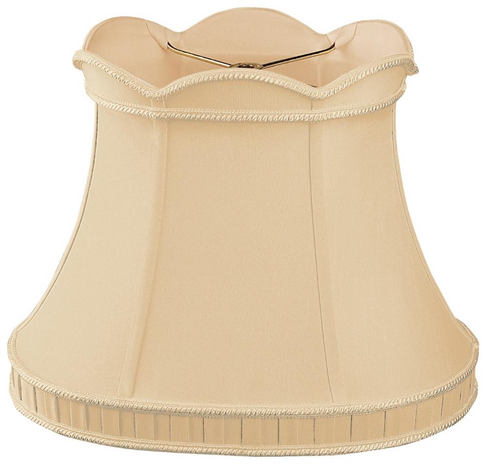 Designer Lampshade with Scallop Top