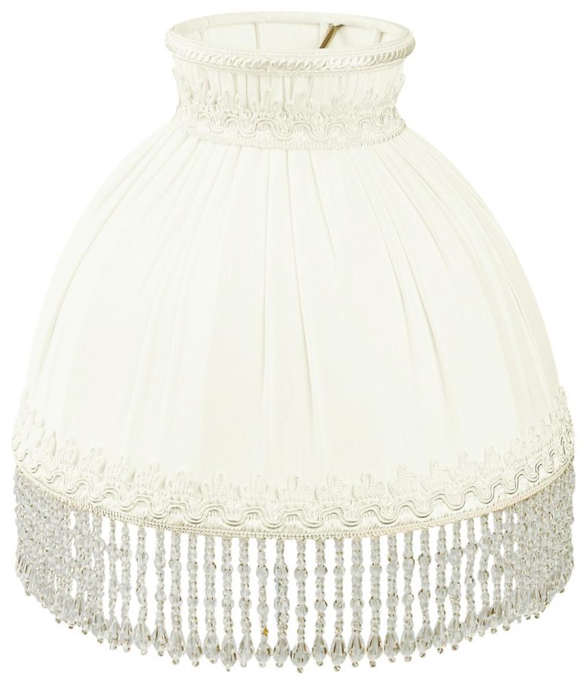 Beaded Ruffled Round Designer Lampshade