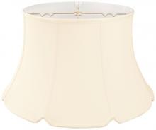 Royal Designs, Inc. DS-15-17EG - Designer Shallow Drum Lampshade with V-Notch Bottom