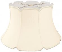 Royal Designs, Inc. DS-25-17EG - Shallow Drum Designer Lampshade V-Notch