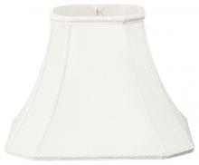 Royal Designs, Inc. DS-28-10WH - Square Designer Lampshade with Cut Corners