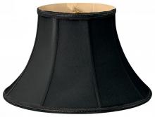 Royal Designs, Inc. DS-3-16BLK - Shallow Bell Designer Lampshade