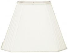 Royal Designs, Inc. DS-73-10WH - Designer Lampshade with Staggered Pleats