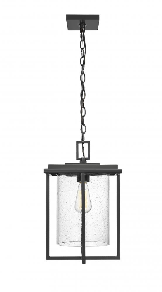 Adair 1-Light Outdoor Hanging Lantern Powder Coated Black