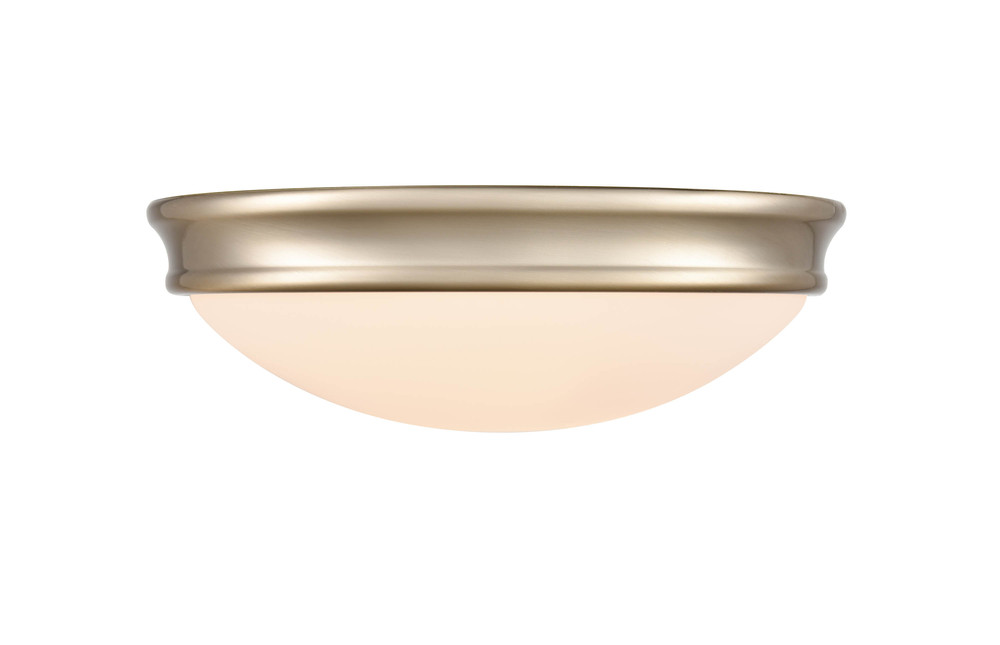 2-Light Flushmount Ceiling Light Modern Gold