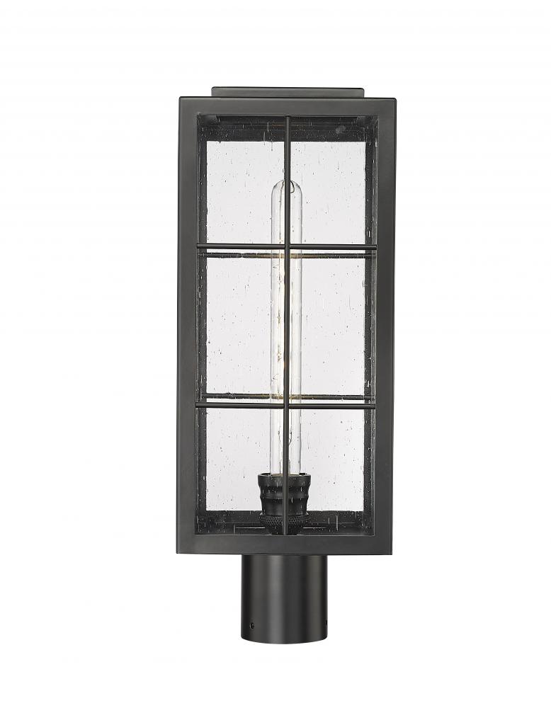 Jaxson 1-Light Outdoor Post Lantern Powder Coated Black