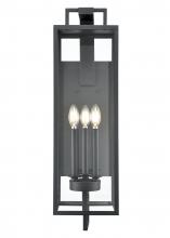 Millennium 280003-TBK - Lamont 3-Light Outdoor Wall Sconce Textured Black