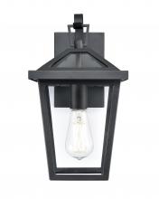 Millennium 92101-TBK - Mensun 1-Light Outdoor Wall Sconce Textured Black