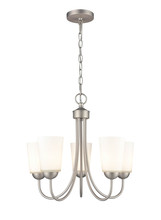 Millennium 9805-SN - Ivey Lake 5-Light Chandelier Ceiling Light Satin Nickel