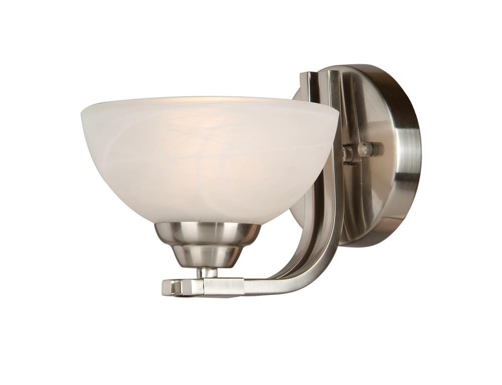 Nickel Bathroom Sconce