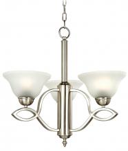 Yosemite Lighting 94233-3SN - Nickel Up Chandelier