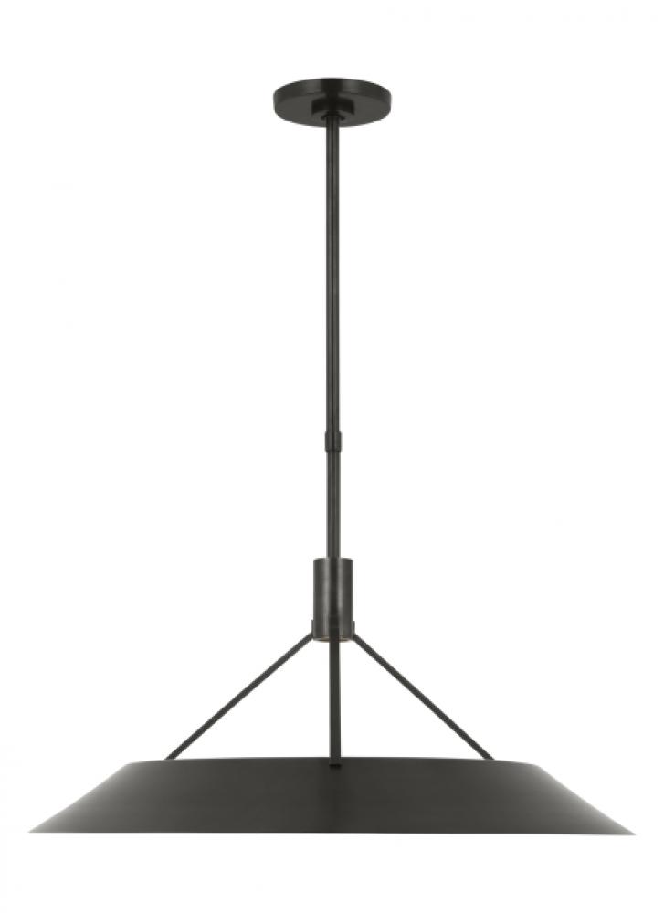 Sean Lavin Sospeso 1-light dimmable LED extra large pendant with dark bronze finish