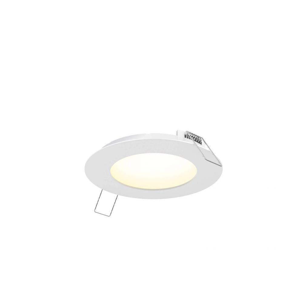 4" Round Panel Light With Dim-To-Warm Technology