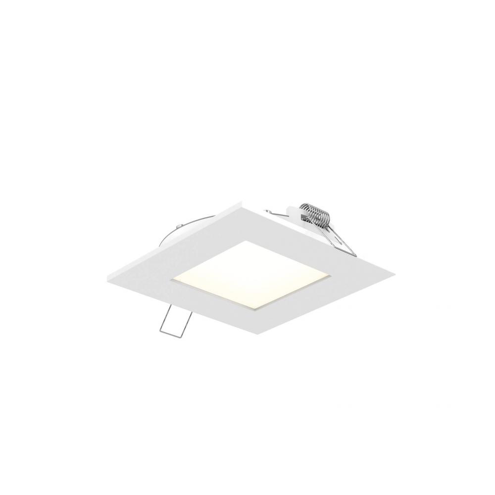 Multi CCT Slim Square Recessed Panel Light - universal 120V-347V, 0-10V dimming