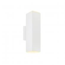 Dals LEDWALL-B-WH - 4 Inch Square Adjustable LED Cylinder Sconce