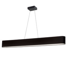 Dainolite AUB-R5030HP-MB-797 - 30W Horizontal Matte Black Pendant w/ Black Shade