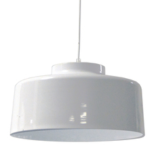 Dainolite KUP-201P-WH - 1 Light Metal Pendant, White Finish