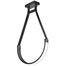 Dainolite REG-241LEDP-MB - 30W Pendant Matte Black with White Silicone Diffuser