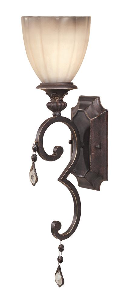 Avila Collection 1-Light Bronze Wall Sconce