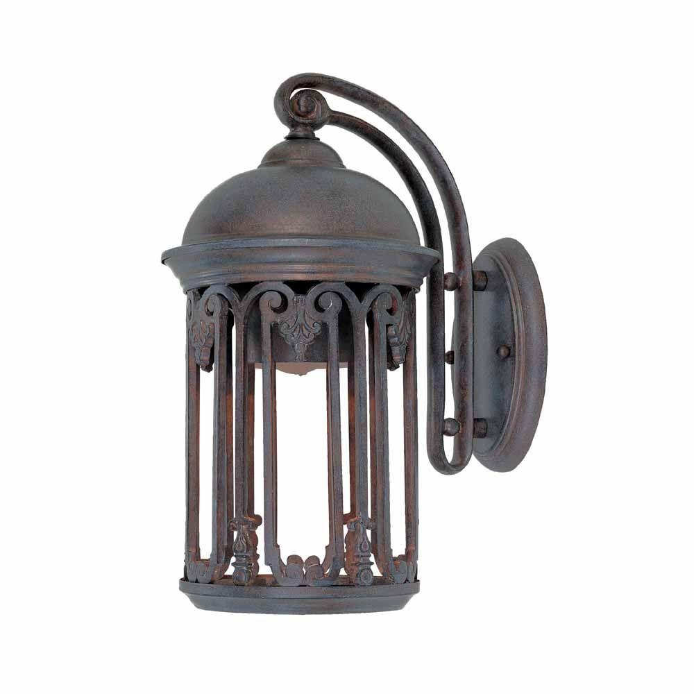 Dark Sky 7 in. Old Bronze Outdoor Wall Sconce