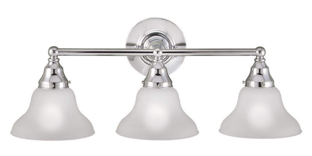 Asten Collection 3-Light Chrome Bath Bar Light