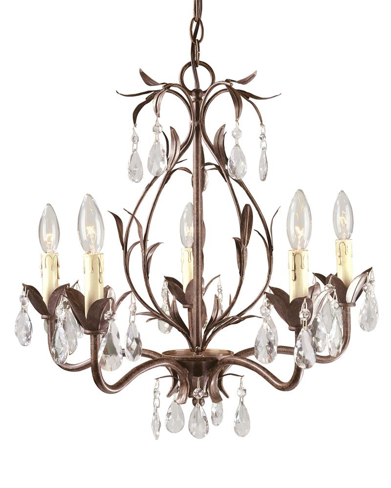 Berkley Square 5-Light Weathered Bronze Chandelier