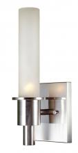 World Imports WI782102 - Dunwoody 1-Light Satin Nickel Sconce