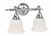 World Imports WI838208 - Montpellier 2-Light Chrome Semi-Flush Mount Wall Light