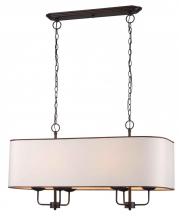 World Imports WI345529 - Colonial 6-Light Euro Bronze Island Pendant