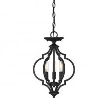 Savoy House Meridian M60055MBK - 3-Light Convertible Semi-Flush or Pendant in Matte Black