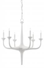 Currey 9000-0255 - Albion White Chandelier