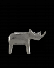 Currey 1200-0082 - Kano Small Silver Rhino